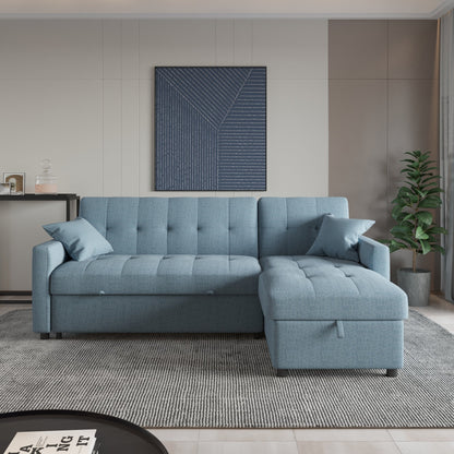 82'' Wide Reversible Sleeper Sofa & Chaise