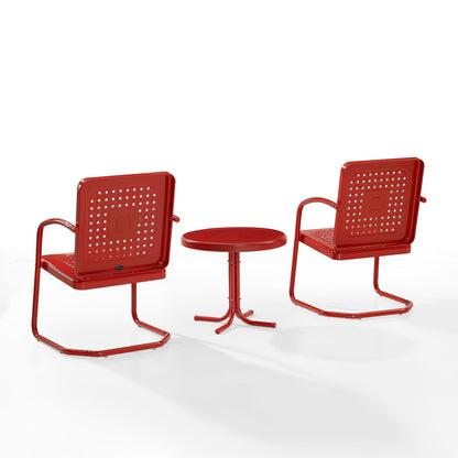 Crosley Bates 3Pc Outdoor Chair Set - 84 W x 22 D x 35 H
