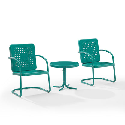 Crosley Bates 3Pc Outdoor Chair Set - 84 W x 22 D x 35 H