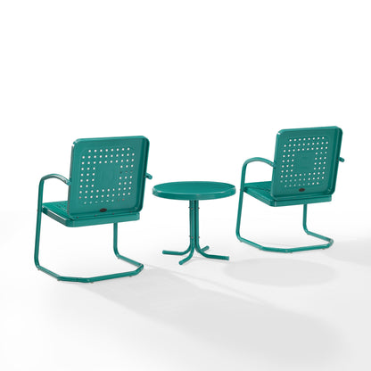Crosley Bates 3Pc Outdoor Chair Set - 84 W x 22 D x 35 H