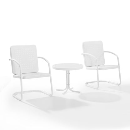 Crosley Bates 3Pc Outdoor Chair Set - 84 W x 22 D x 35 H