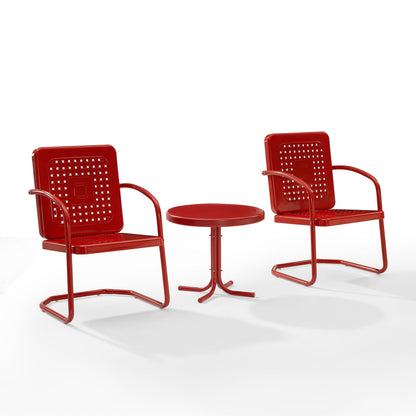 Crosley Bates 3Pc Outdoor Chair Set - 84 W x 22 D x 35 H