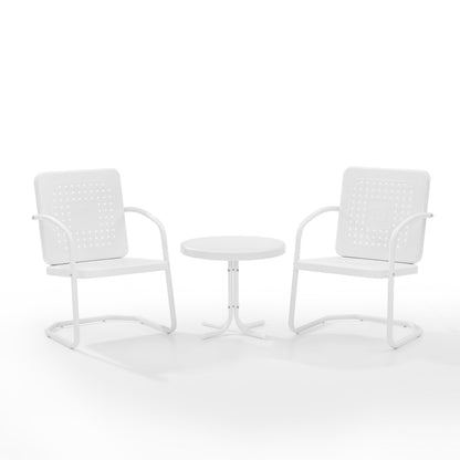 Crosley Bates 3Pc Outdoor Chair Set - 84 W x 22 D x 35 H