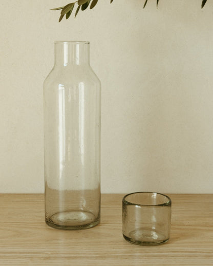 Luna Recycled Carafe and Glass Set