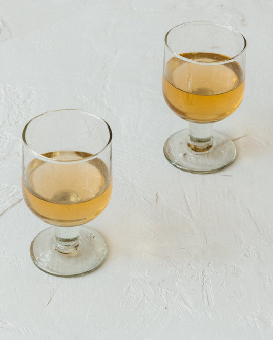 Recycled Glass Petite Goblets, Set of 4