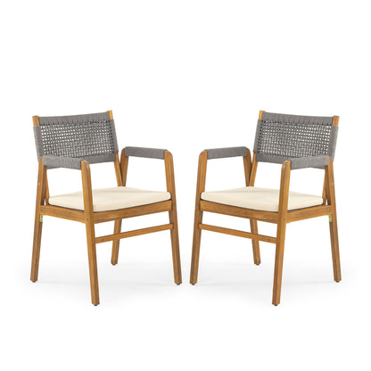 Captef Outdoor 5-piece acacia wood Dining Set by Christopher Knight Home