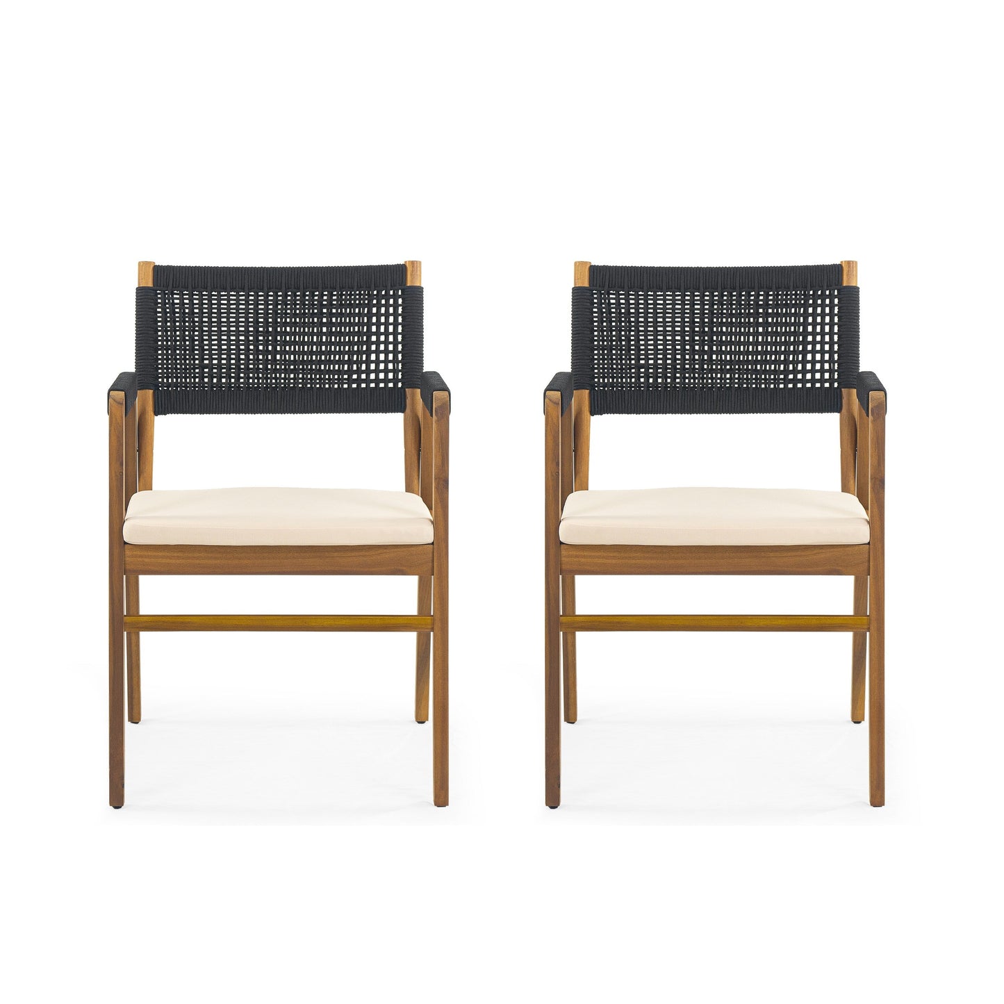 Captef Outdoor 5-piece acacia wood Dining Set by Christopher Knight Home