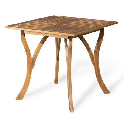 Captef Outdoor 5-piece acacia wood Dining Set by Christopher Knight Home