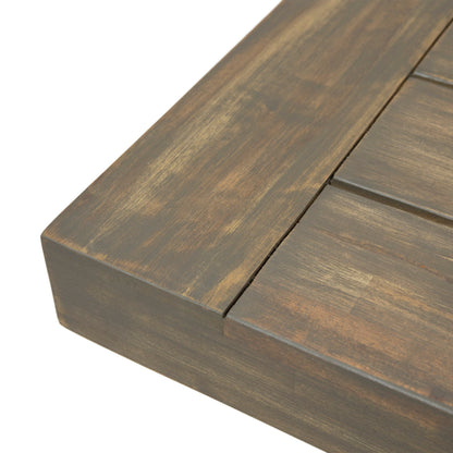 Carlisle Acacia Wood Outdoor Bench by Christopher Knight Home