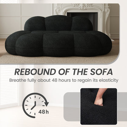 Cloud Shaped Couches for Living Room, Modern Comfy Compressed Sofa, Cloud Shaped Leisure Sofa for Bedroom, Apartment