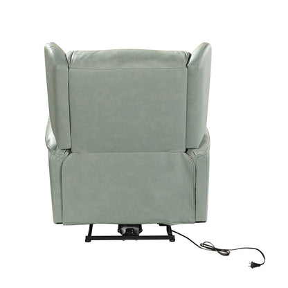 Eduardo Genuine Leather Power Recliner with USB Port Set of 2