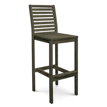 Emilio Wood Bar Table and Chair Dining Set