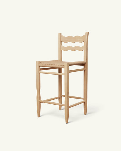 Freda Wave Counter Stool