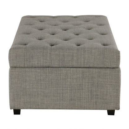 Folding Sofa Bed, 49.6 Ottoman with a Folding Sofa Bed, Convertible Ottoman Sleeper with Memory Mattress and Tufted Design