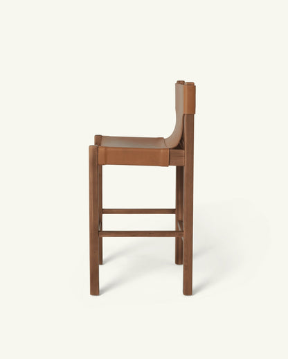 open box - henrik stool in cherry