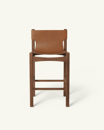 open box - henrik stool in cherry