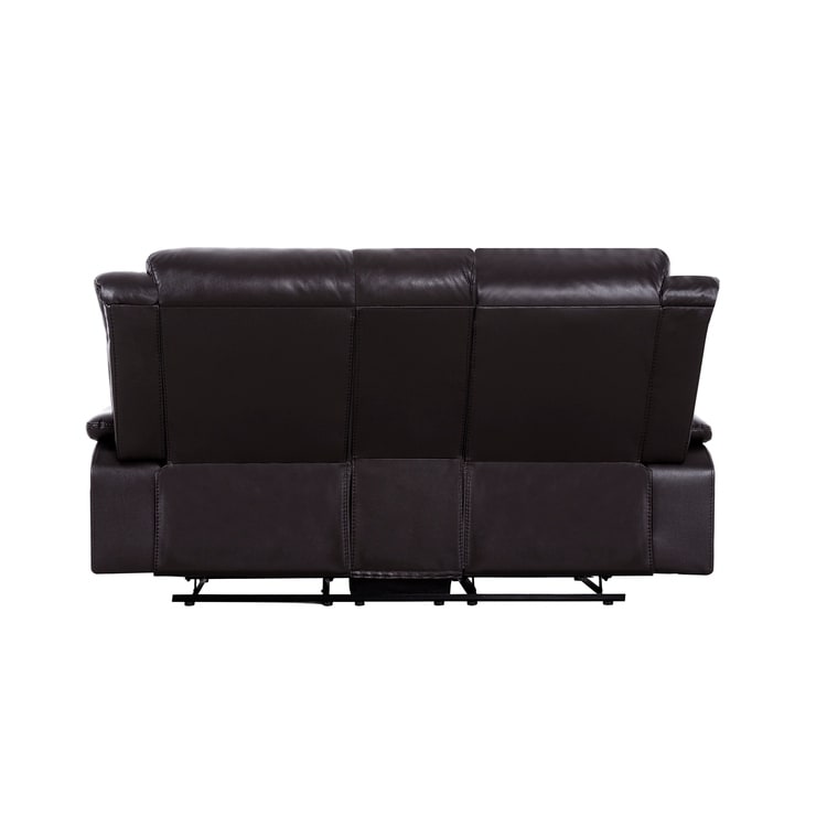 Leather Manual Recliner Sofa Collection for Living Room Leather Reclining Furniture for Home Office Living Room