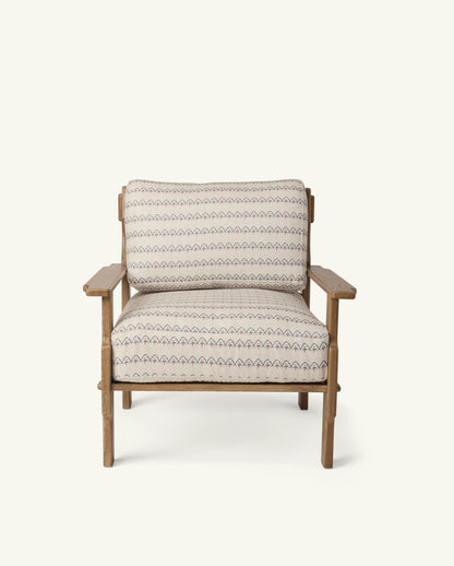 Leela Lounge Chair in Neutral Arches