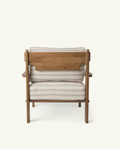 Leela Lounge Chair in Neutral Arches