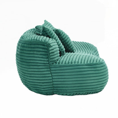 Lazy Sofa Durable Comfort Lounger High Back Bean Bag Chair Couch for Adults and Kids - 2 Seat