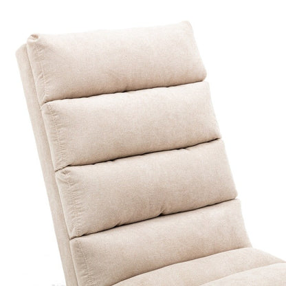 Linen Massage recliner Interior with remote control, ergonomic electric massage recliner, 5 modes