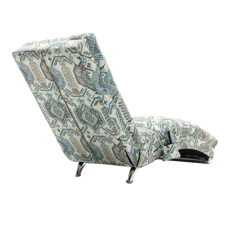 Linen Massage recliner Interior with remote control, ergonomic electric massage recliner, 5 modes