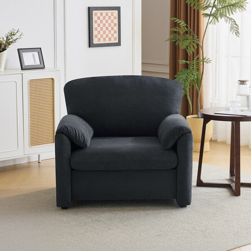 Modern Elephant Ears Armchair Accent Sofa Comfortable Seating for Living Room & Bedroom