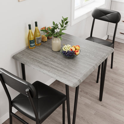 Modern kitchen Dinner Table Set for Dining Room - 3-Piece