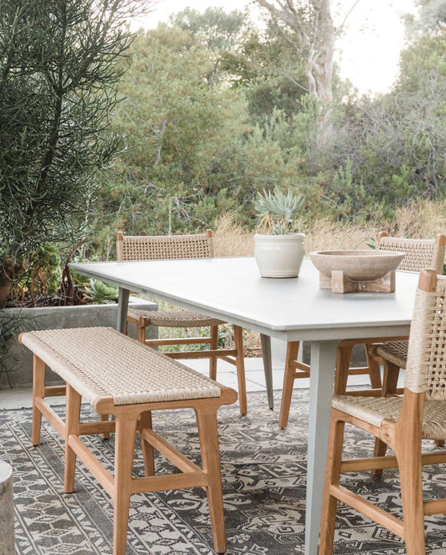 bench #2 in outdoor synthetic