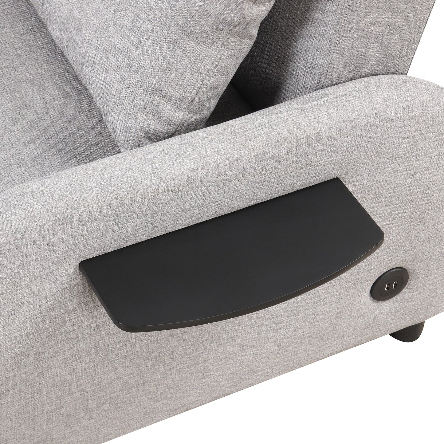 Pull Out Sofa Sleeper 3 in 1 with 2 Wing Table