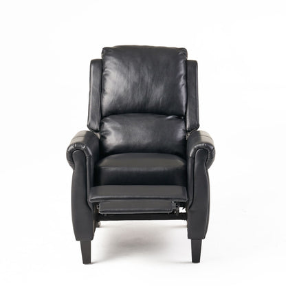 Roomfitters Ultimate Comfort PU Leather Pushback Recliner, Luxurious Recliner Chair for Living Room or Bedroom