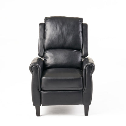 Roomfitters Ultimate Comfort PU Leather Pushback Recliner, Luxurious Recliner Chair for Living Room or Bedroom
