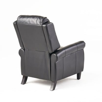 Roomfitters Ultimate Comfort PU Leather Pushback Recliner, Luxurious Recliner Chair for Living Room or Bedroom