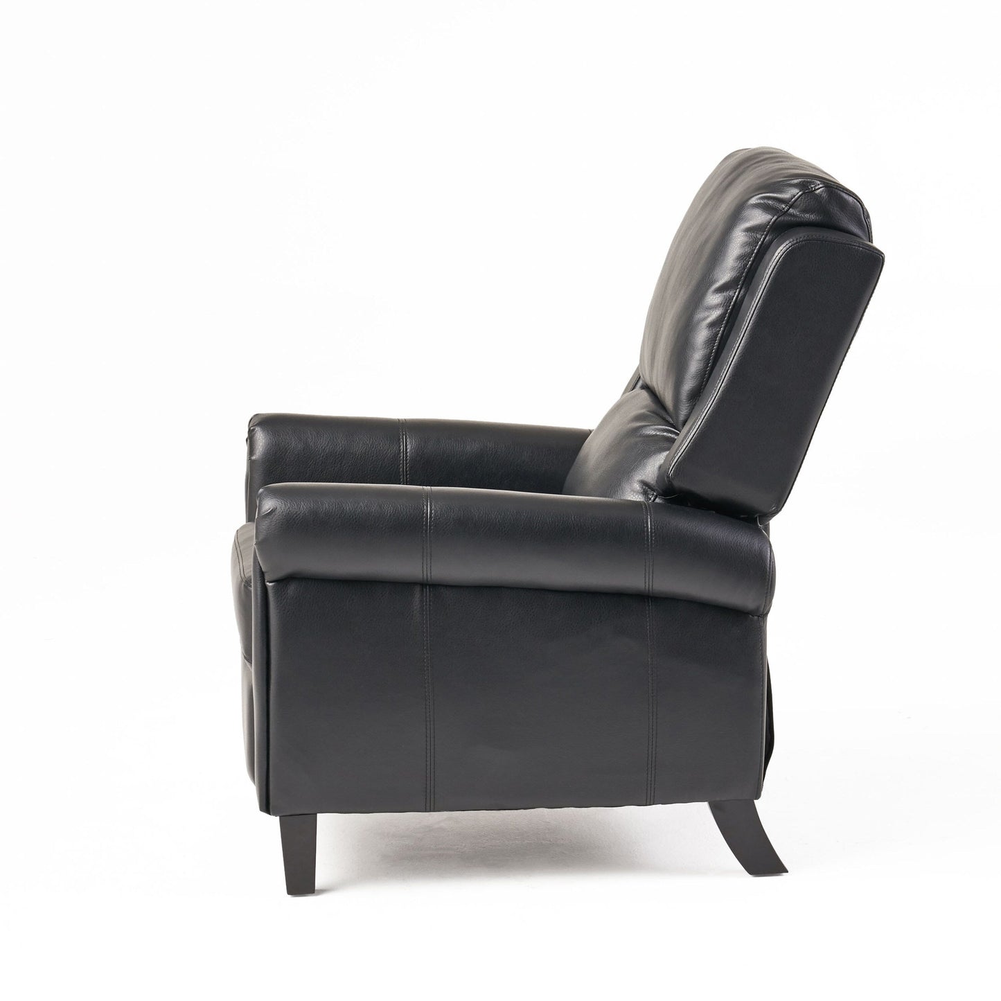Roomfitters Ultimate Comfort PU Leather Pushback Recliner, Luxurious Recliner Chair for Living Room or Bedroom
