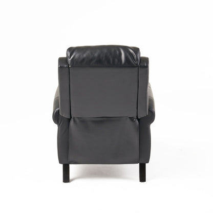 Roomfitters Ultimate Comfort PU Leather Pushback Recliner, Luxurious Recliner Chair for Living Room or Bedroom