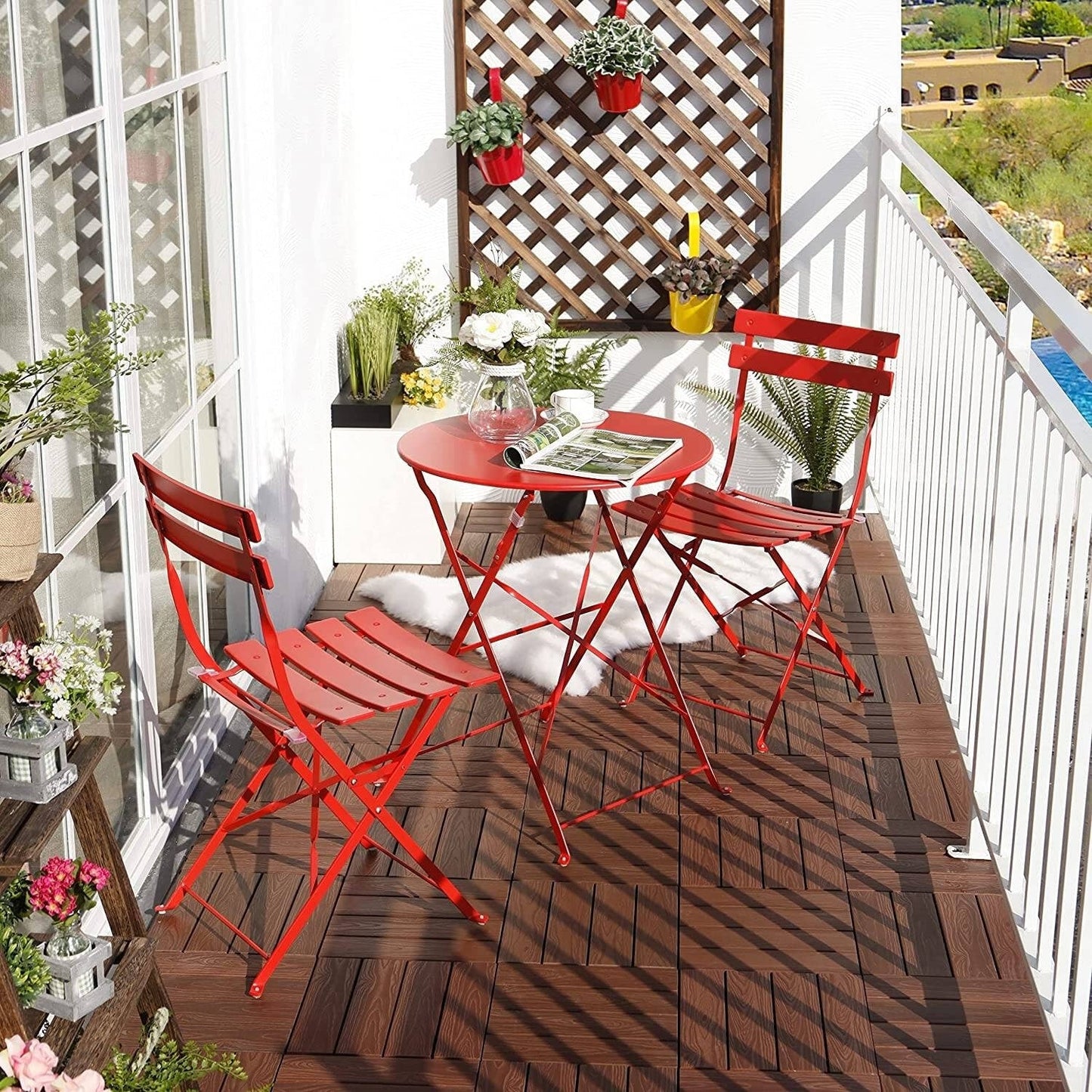 Round 2 Person - 23.6 Long Bistro Set