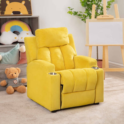 Magic Seats for Superheroes  Princesses, Super Deluxe Kids Recliner with Footrest, Headrest, 2 Cup Holders
