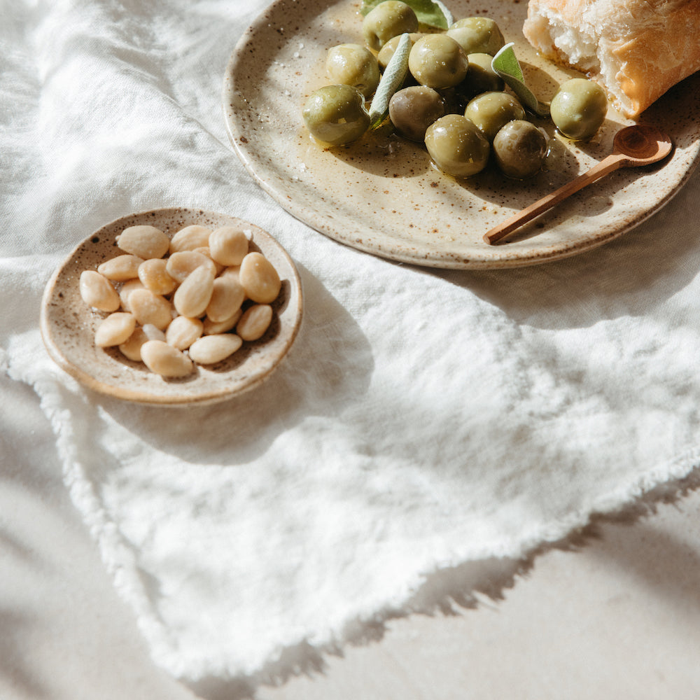 Linen Table Throw