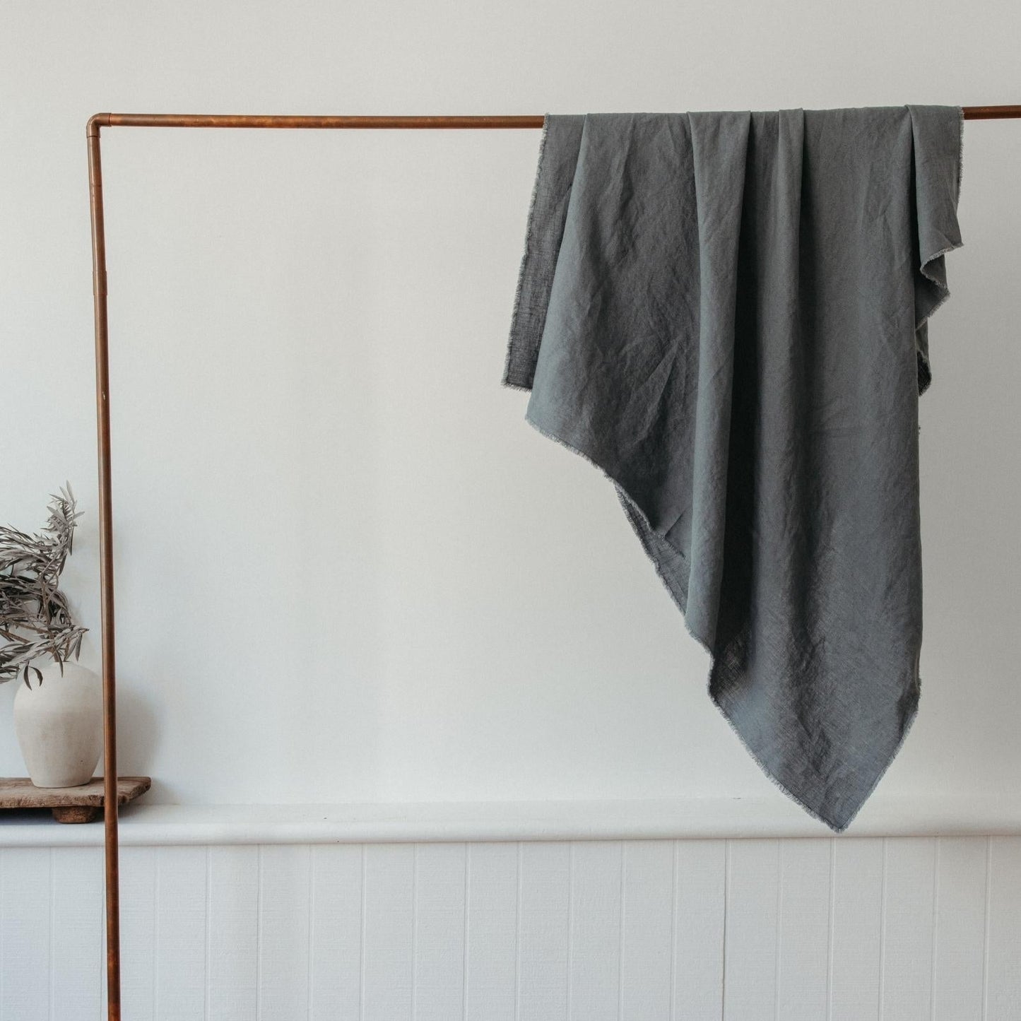 Linen Table Throw