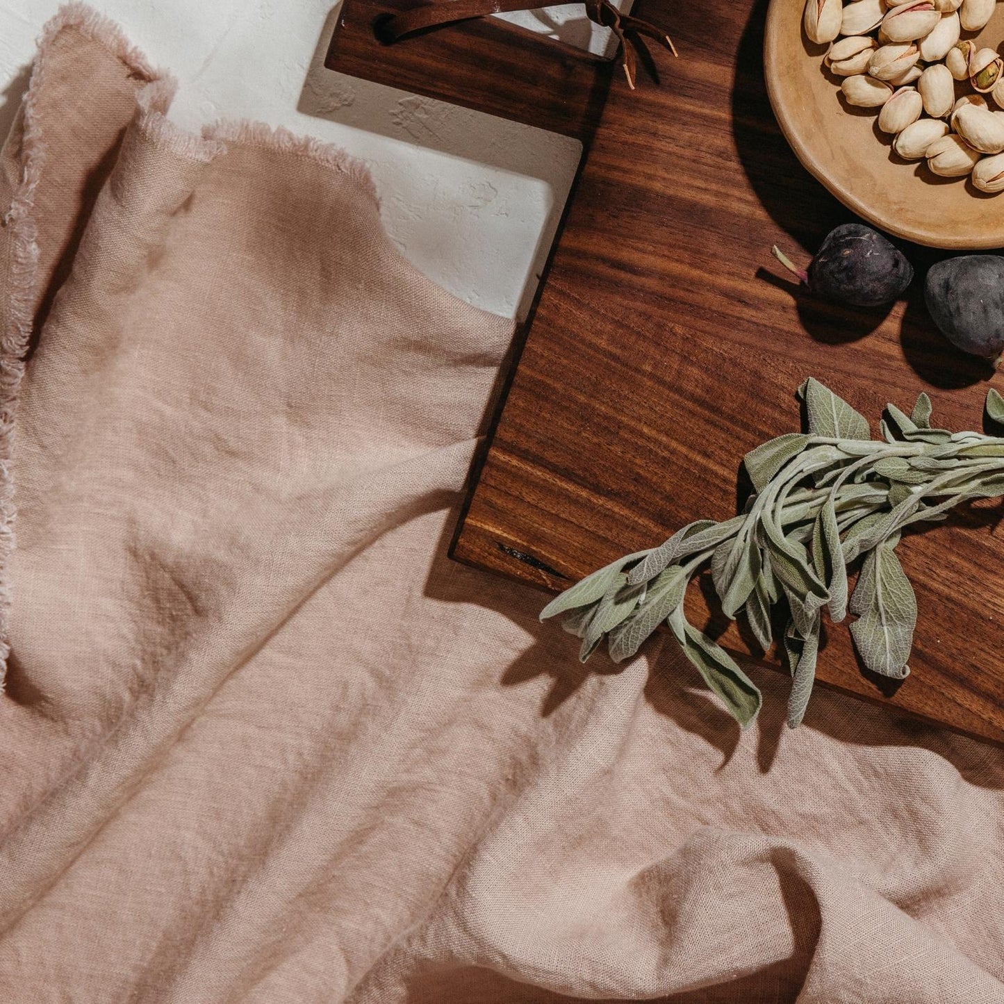Linen Table Throw