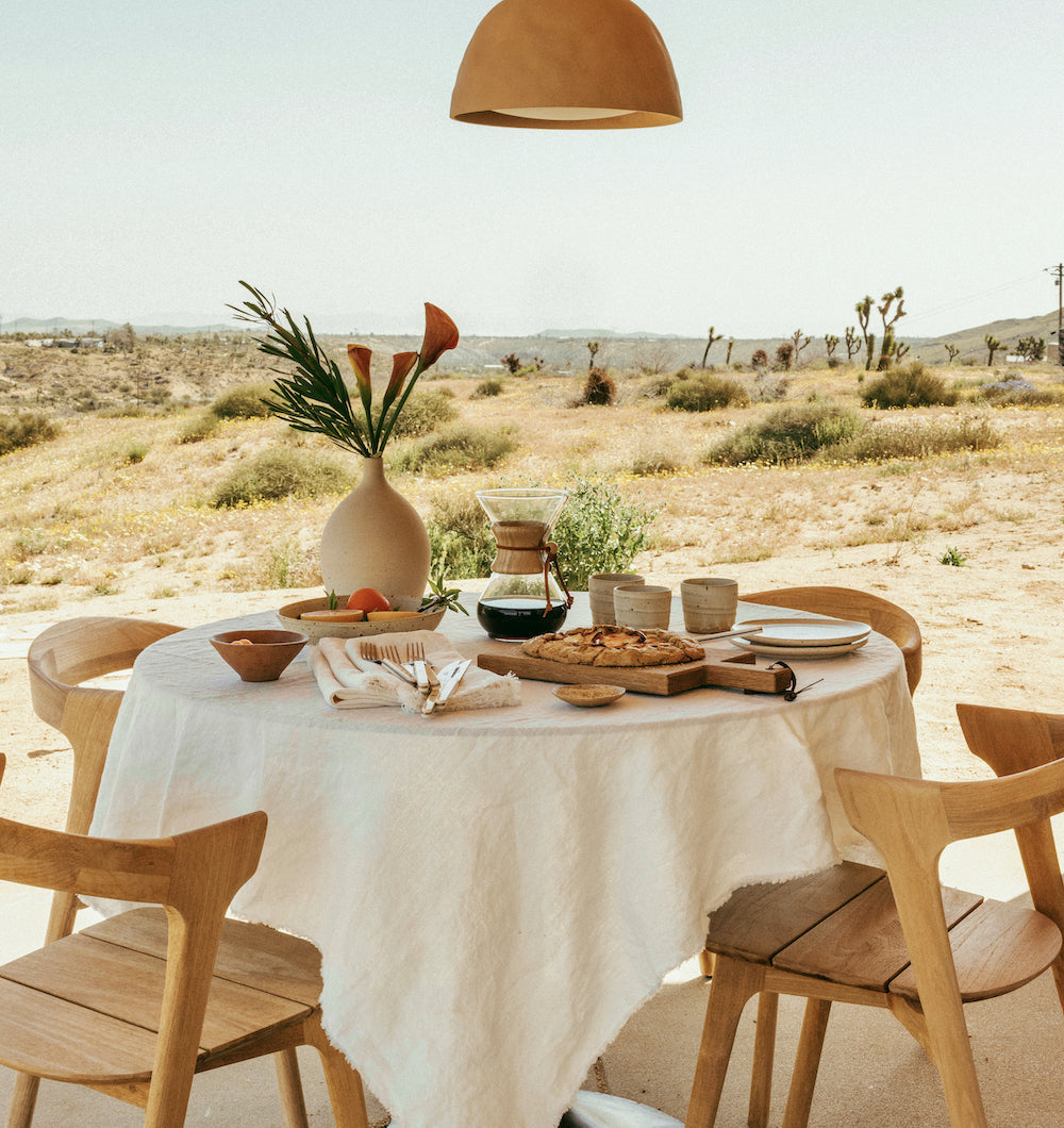 Linen Table Throw