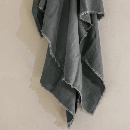 Linen Table Throw