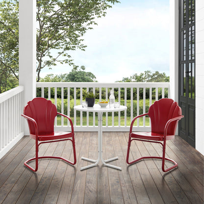 Crosley Tulip 3Pc Outdoor Bistro Set - 98 W x 29 D x 32.88 H