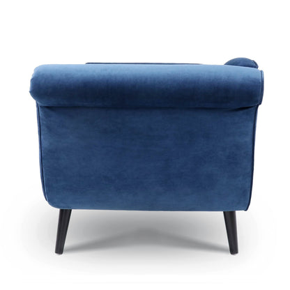 Vintage Chaise Lounge with Scroll Arms by Christopher Knight Home