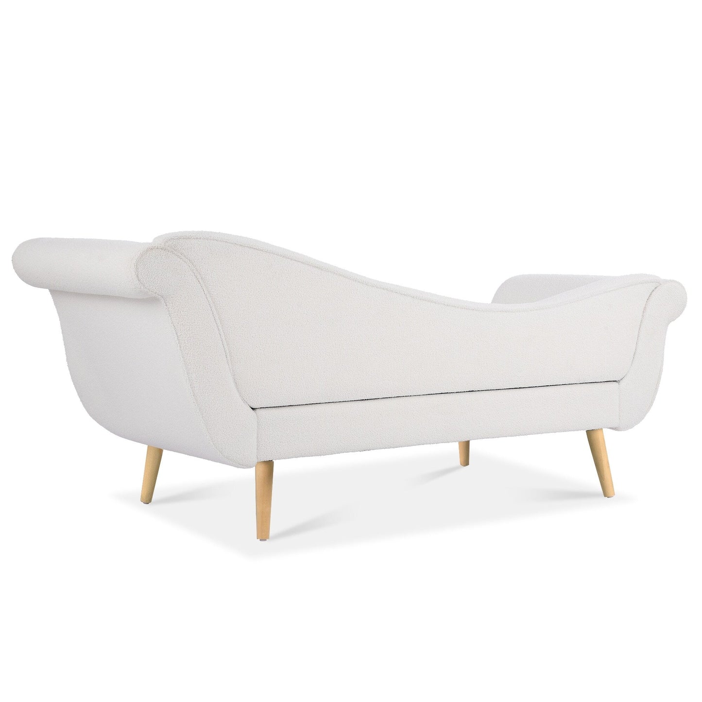Vintage Chaise Lounge with Scroll Arms by Christopher Knight Home