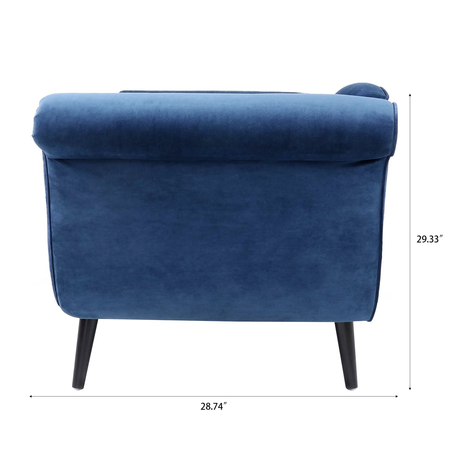 Vintage Chaise Lounge with Scroll Arms by Christopher Knight Home
