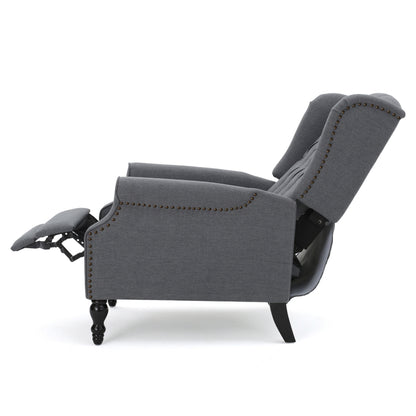Walter Tufted Fabric Recliners (Set of 2) by Christopher Knight Home