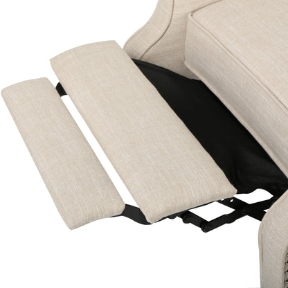Walter Tufted Fabric Recliners (Set of 2) by Christopher Knight Home