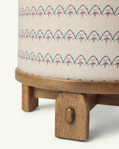 Yara Pouf in Neutral Arches